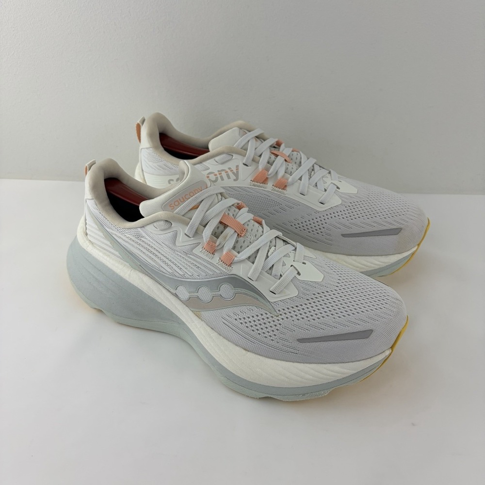 Saucony Hurricane 24 Women's Running Shoes White Mint Size 10.5 Stability